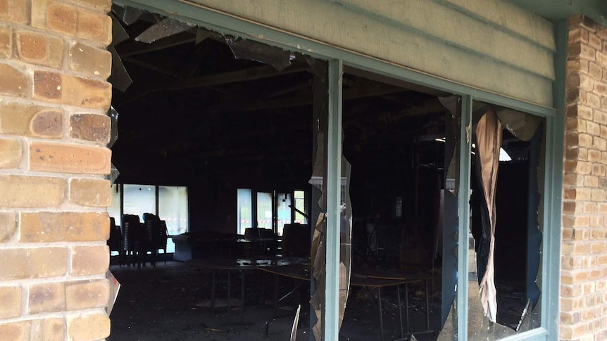 Fire damage at Littlehampton sports centre