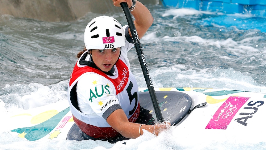 Australia's Jessica Fox claimed silver in the women's K1.