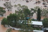 Thunderstorms and torrential rain have isolated outback residents, including those in the Anna Creek homestead.