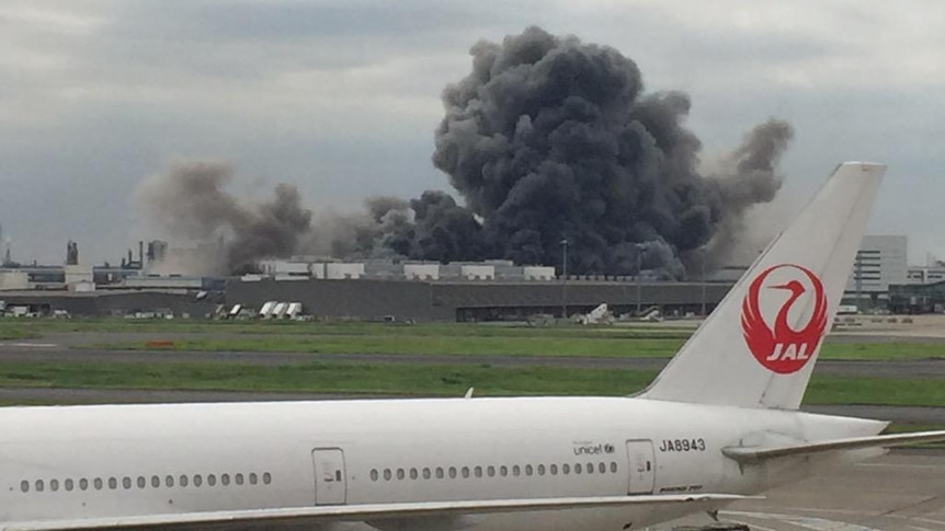 Fire at steel plant near Tokyo's Haneda airport