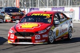 Scott McLaughlin drives around a corner during the Newcastle 500.