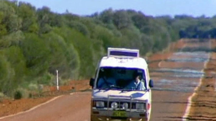 Prison vans are used to transport prisoners
