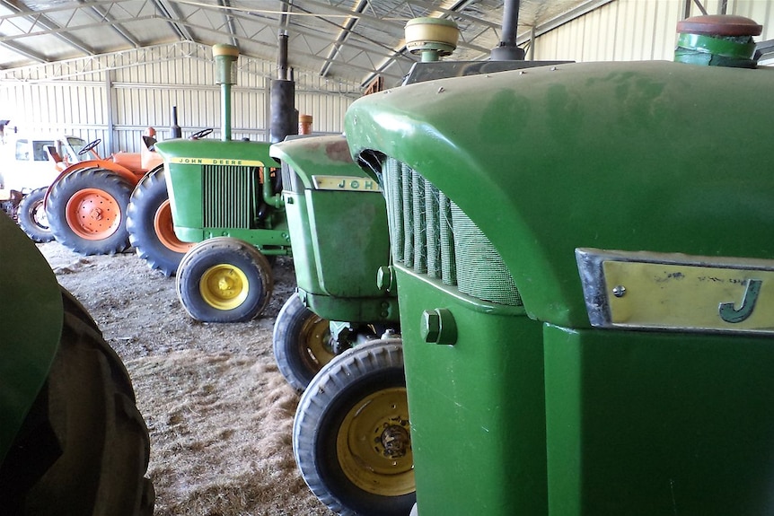 Chamberlain and John Deere tractor collection