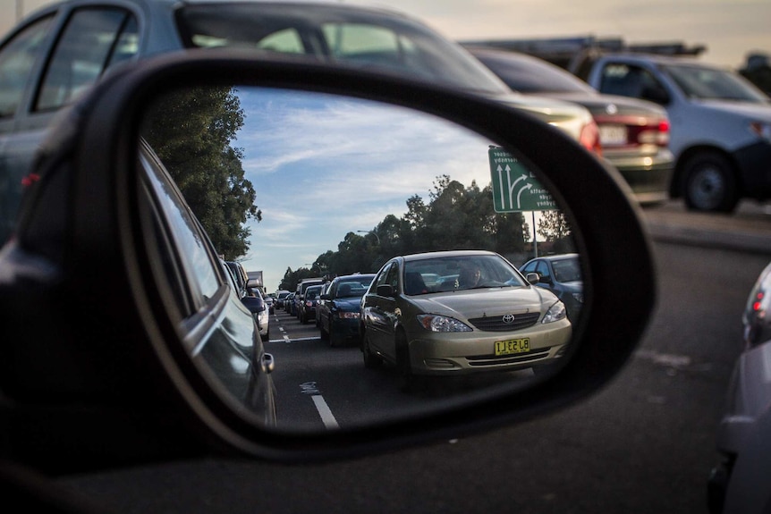 Traffic congestion in western Sydney