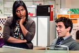 Kelly and Ryan from TV series The Office in a story about how to handle a relationship ending in the workplace.