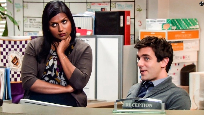 Kelly and Ryan from TV series The Office in a story about how to handle a relationship ending in the workplace.