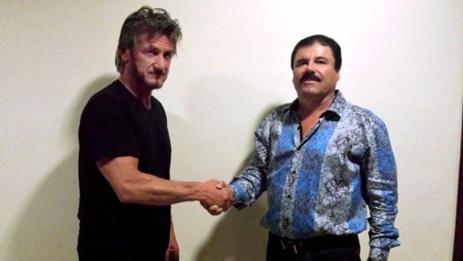 Actor Sean Penn met Joaquin "El Chapo" Guzman in October, a few months after the drug lord's escape from prison