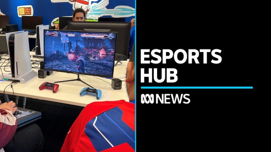 Esports Hub: Competitors sit opposite each other playing video games