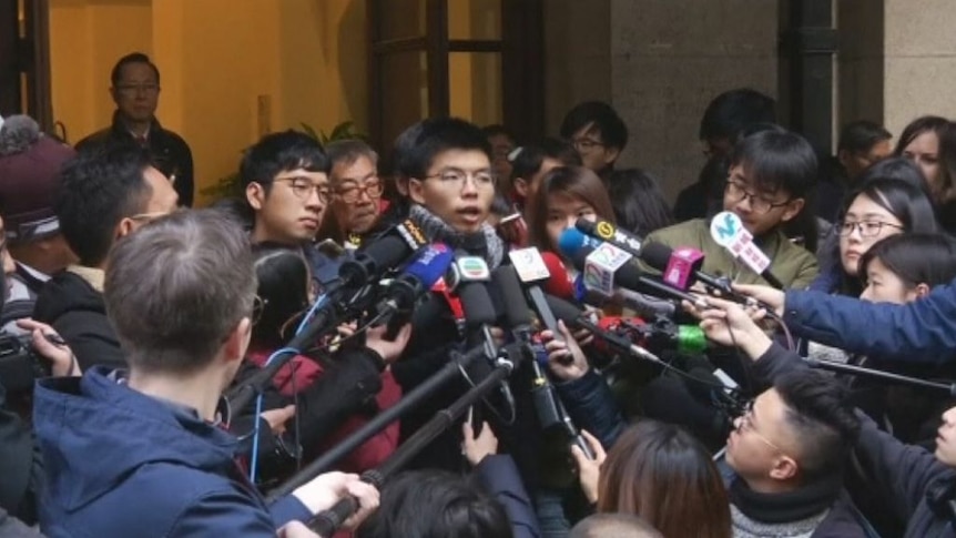 Hong Kong democracy activists walk free from jail terms