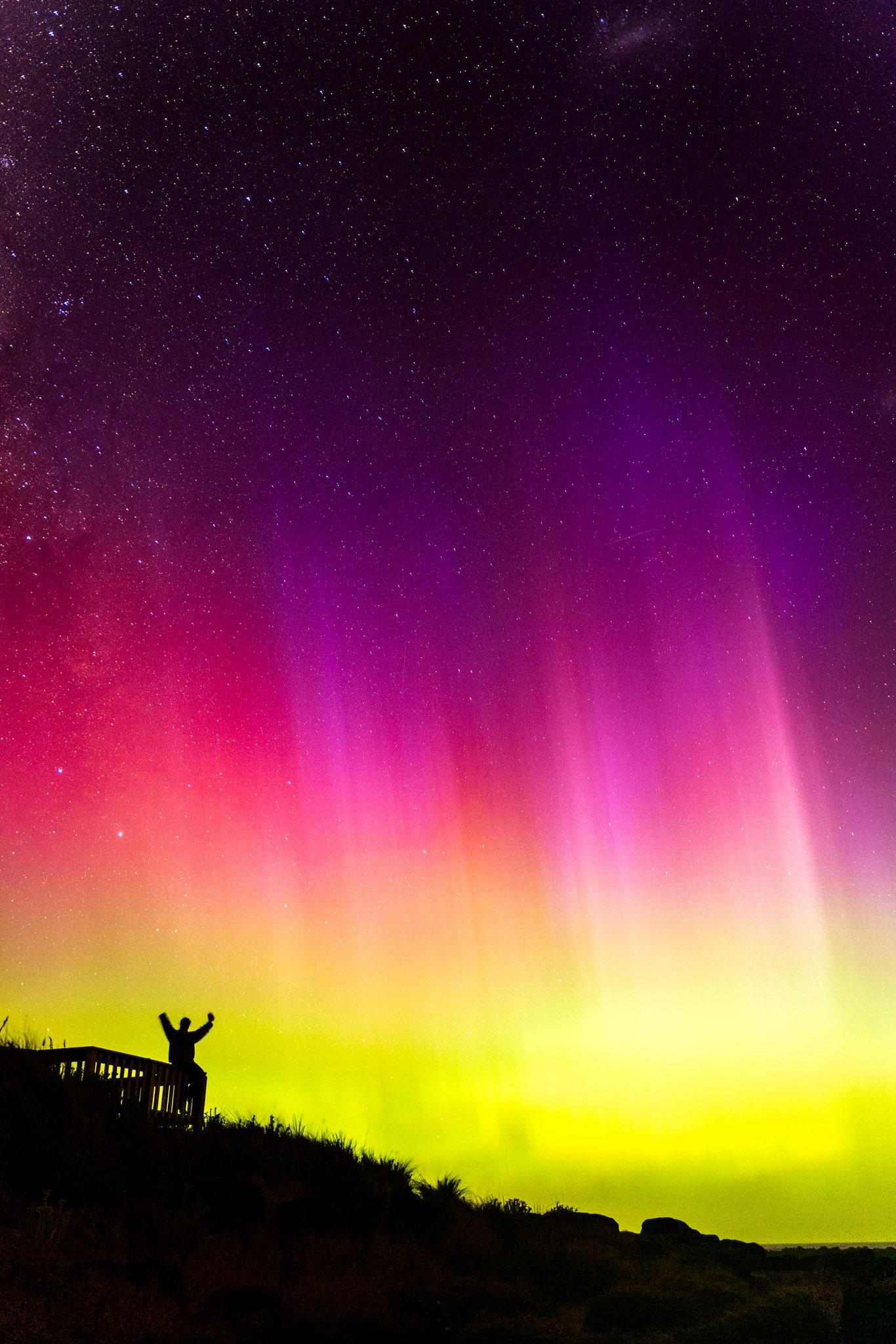 Spectacular aurora australis seen across Australia