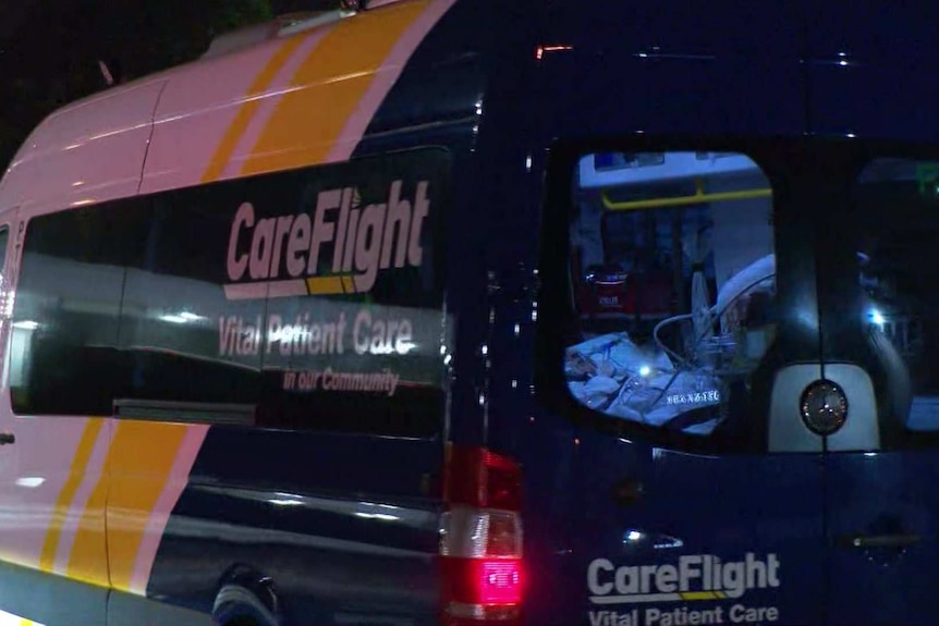 A CareFlight ambulance