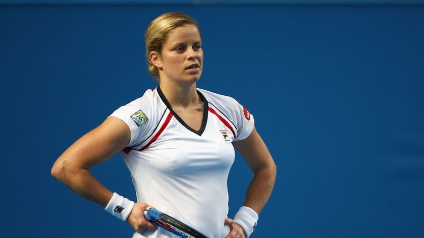 Clijsters lasted only 52 minutes on court.