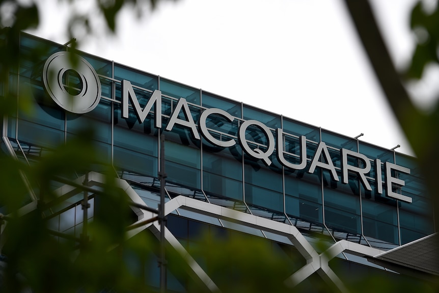 A Macquarie sign.