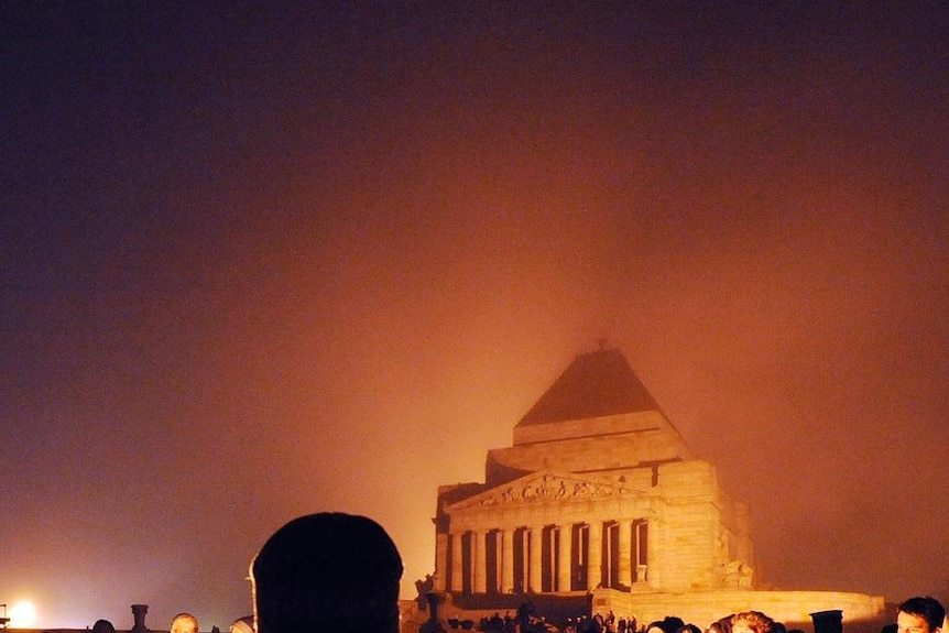 Dawn service in Melbourne