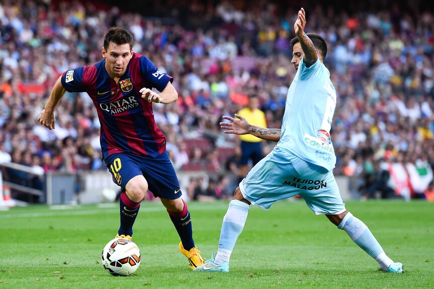 Barcelona manager Luis Enrique denies Lionel Messi bust-up reports ...