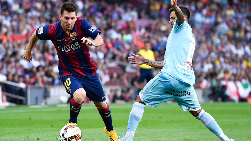 Messi ghosts past Marquez