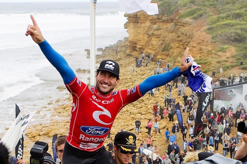 Chairman of the board ... Joel Parkinson is out for a repeat at Bells Beach this year.