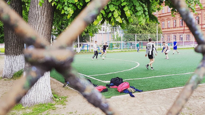 Football played in Kazan