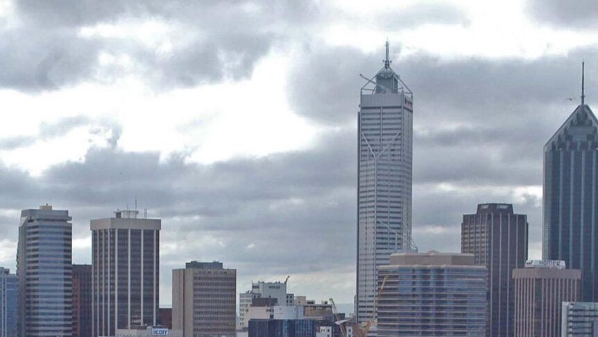 The Perth city skyline