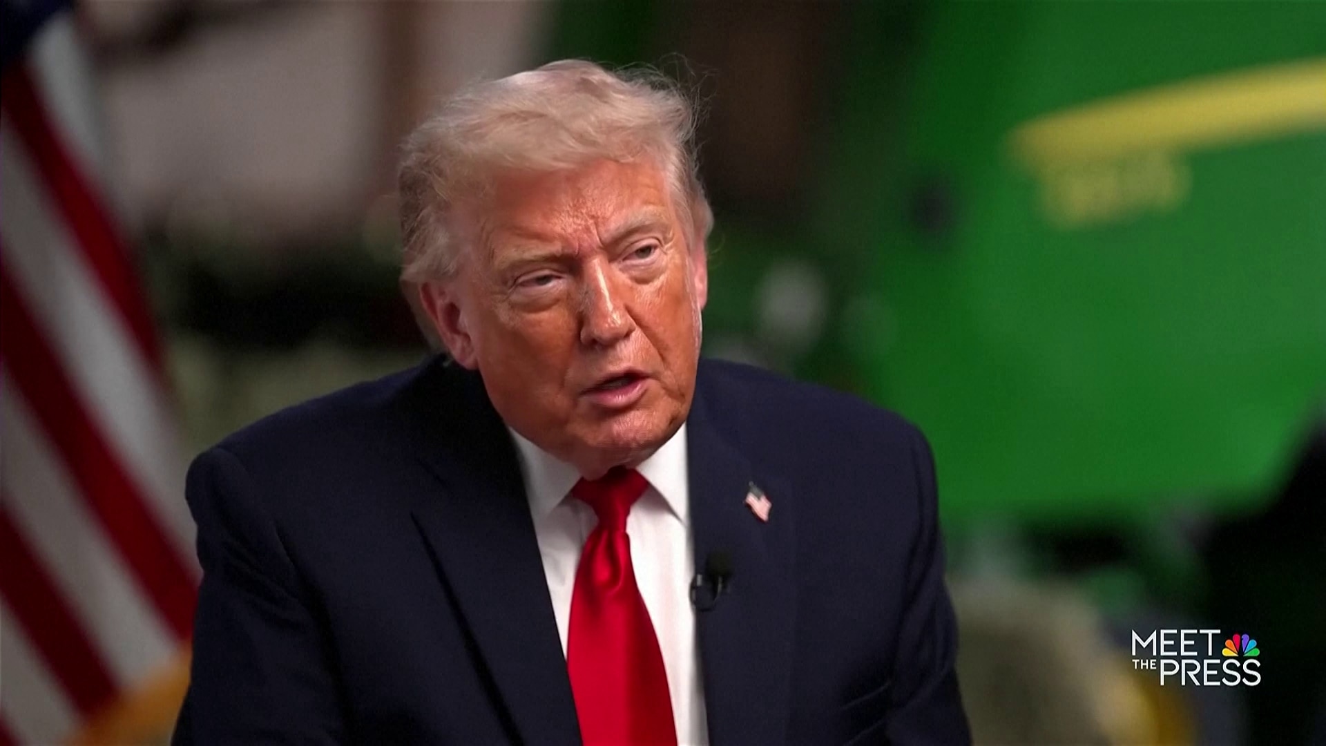 Trump storms out of interview after grilling on 'crooked' election claims