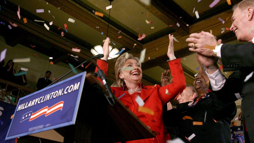 Senator Clinton has broken a damaging winning streak by her rival Barack Obama.