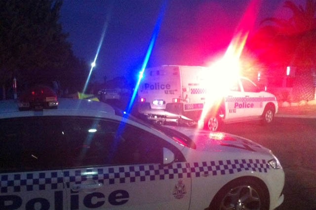 Police cars at Padbury