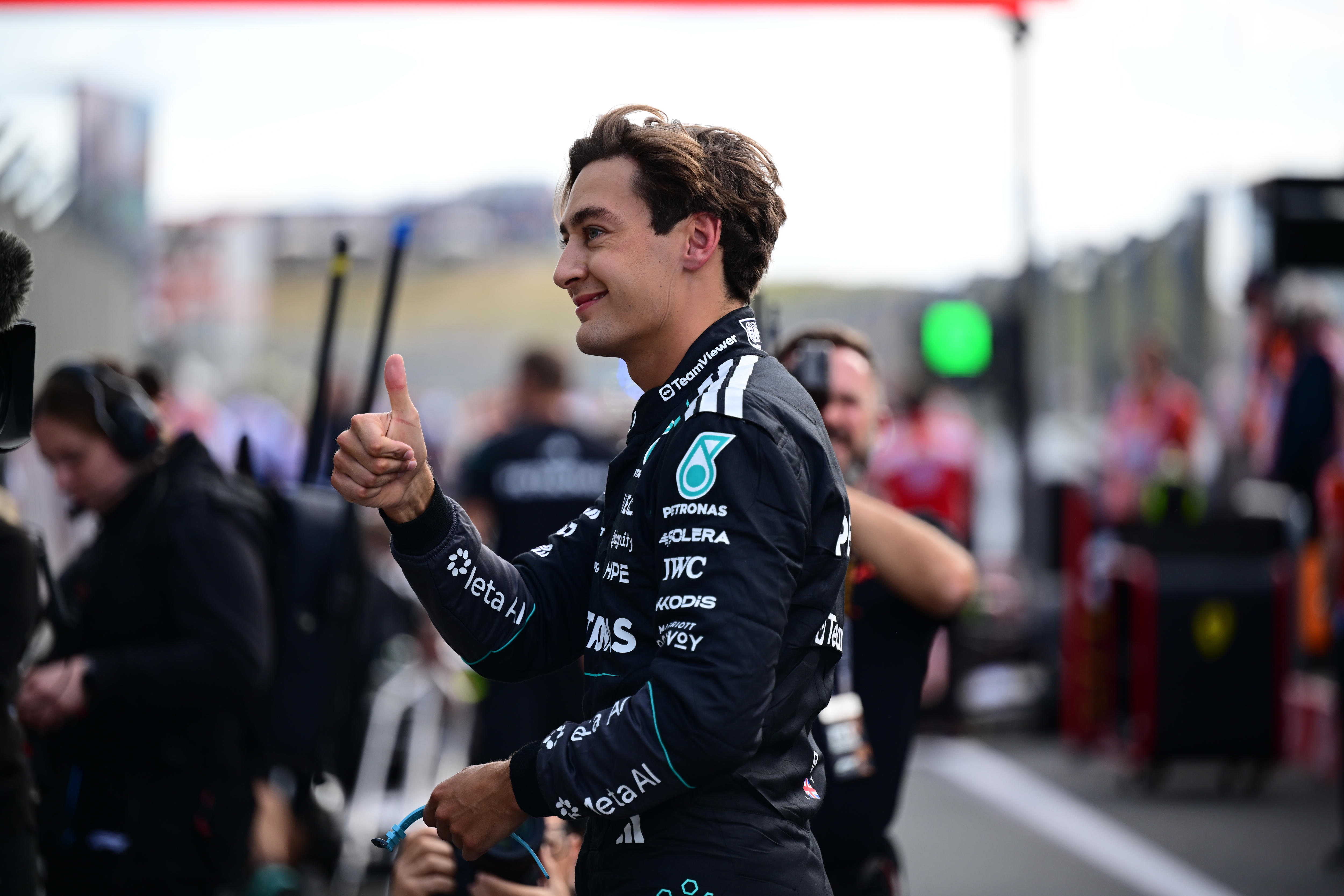 Russell claims pole for Dutch F1 sprint as Piastri set to start fourth