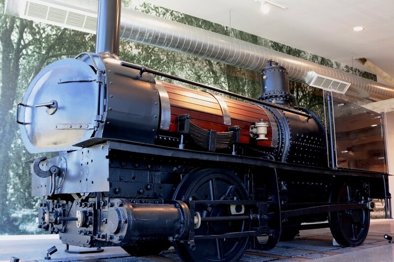 The Ballaarat locomotive on display in Busselton in 2020.