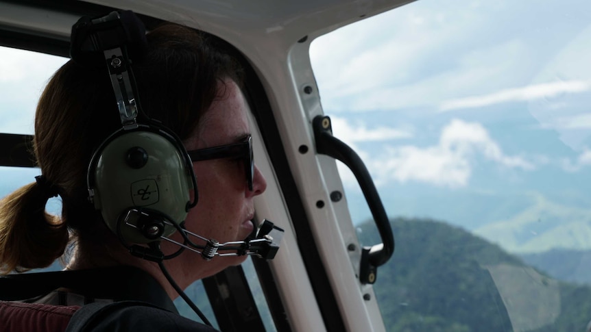 Anne Ruston travelled to the PNG highlands by helicopter