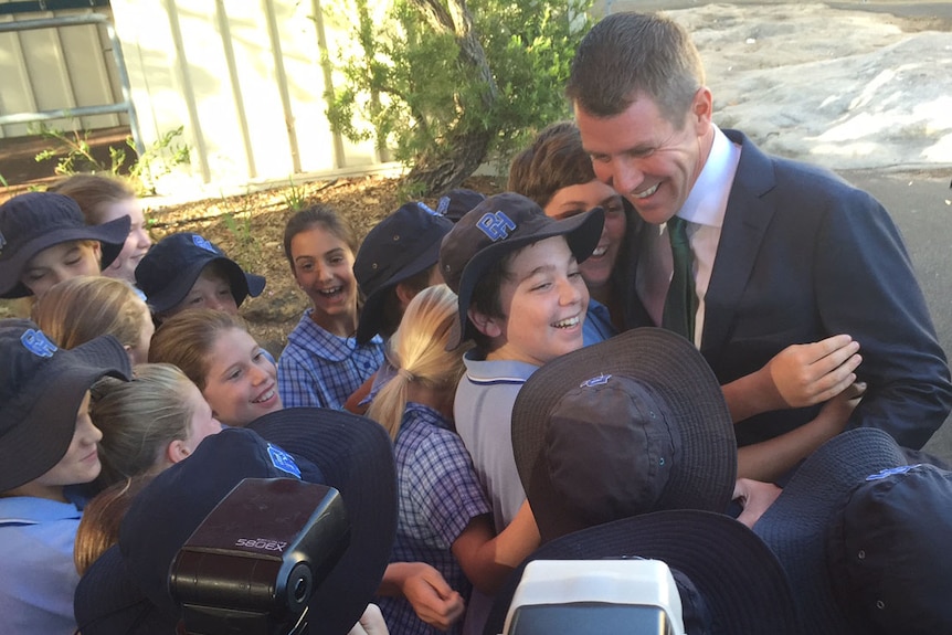 Mike Baird school visit