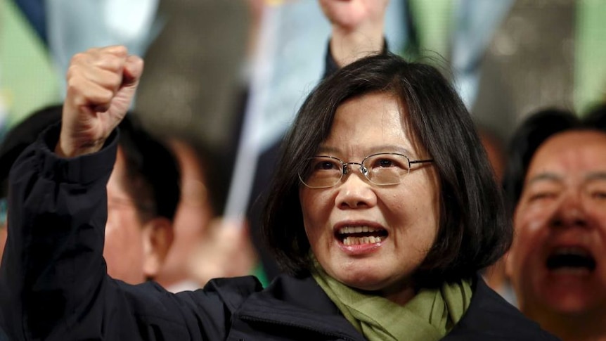 Presiden Taiwan, Tsai Ing-wen, dan Partai Progresif Demokratik-nya yang mendukung legalisasi itu.