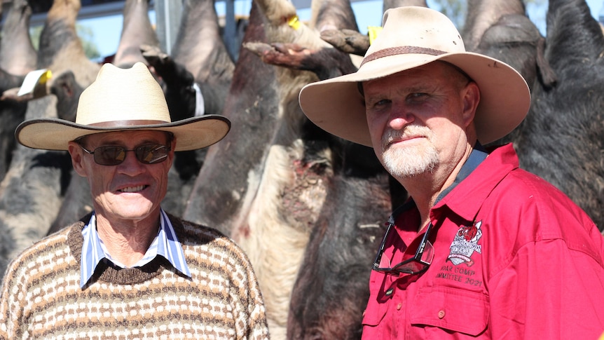 Colin Semple and Matt Weeks boar hunt organisers