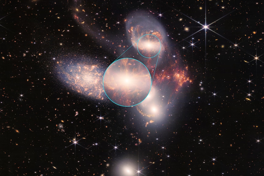 black hole in stephan's quintet