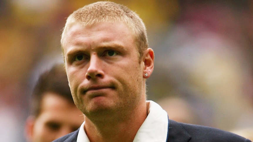 Andrew Flintoff suffered depression while leading England during the 2006/7 Ashes tour.
