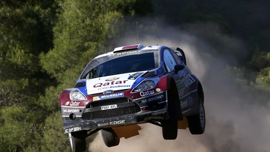 WRC rally car