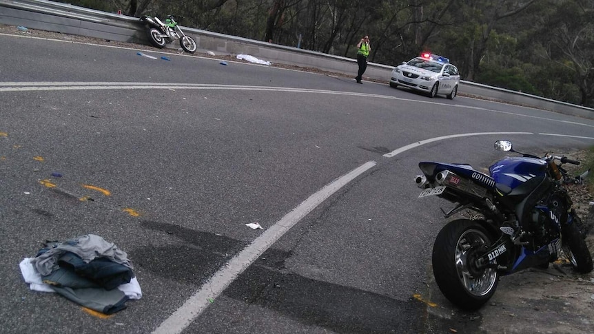 Fatal motorcycle accident at Paracombe