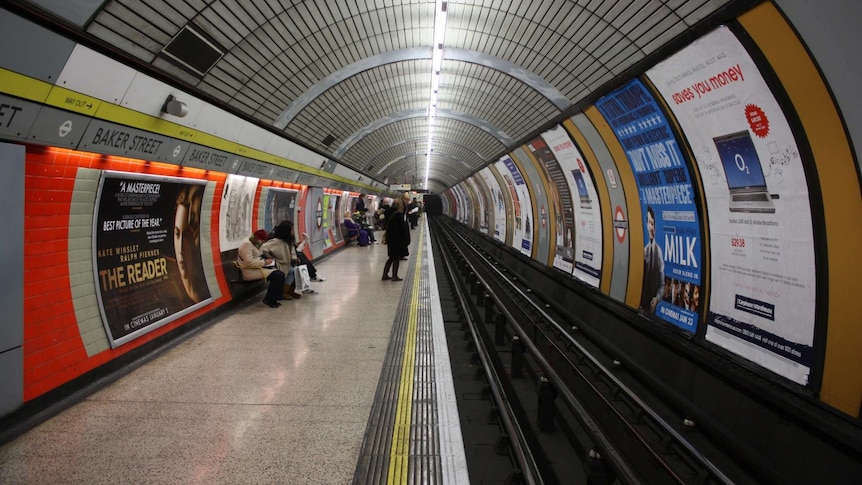 Baker Street Tube station in London.