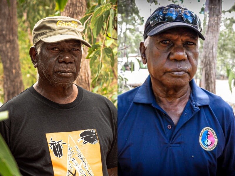 Head shots of two indigenous men. 
