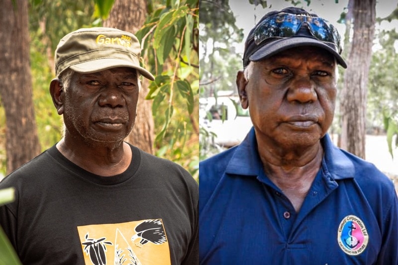 Head shots of two indigenous men. 