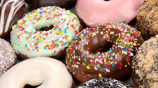 Doughnuts of different flavours (Thinkstock: iStockphoto)