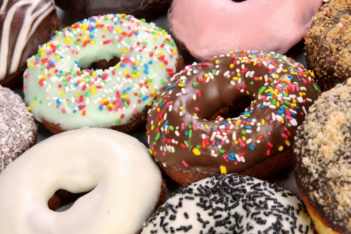 Doughnuts of different flavours (Thinkstock: iStockphoto)