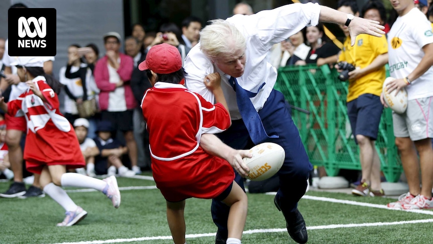 Boris Johnson: London mayor smashes 10-year-old boy during mini-rugby game in Tokyo - ABC News