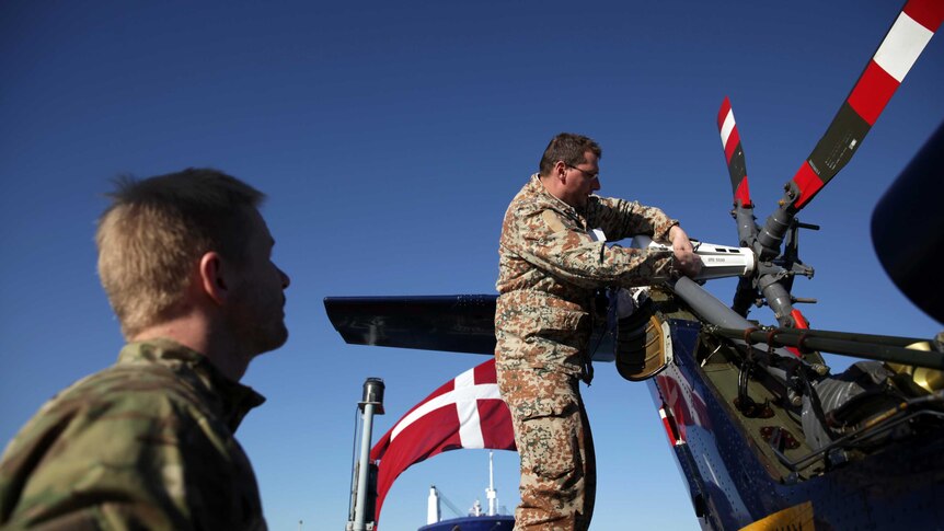 Danish soldiers prepare for Syria