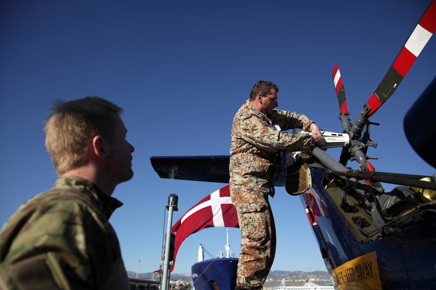 Danish soldiers prepare for Syria