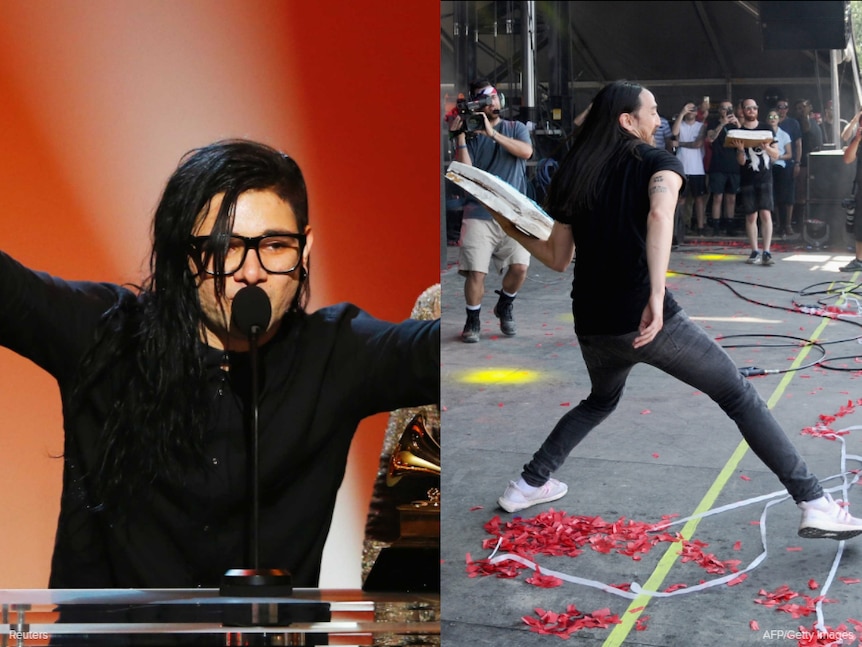 Skrillex and Steve Aoki