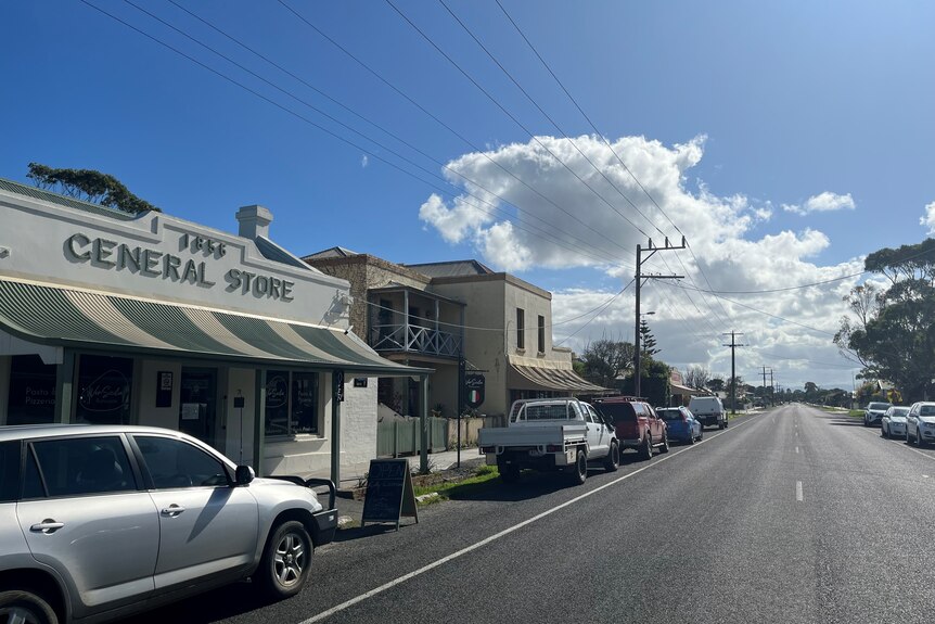 General store and main road in Port ALbert