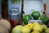 Fruit and vegies donated to the Grow Free Joondalup cart