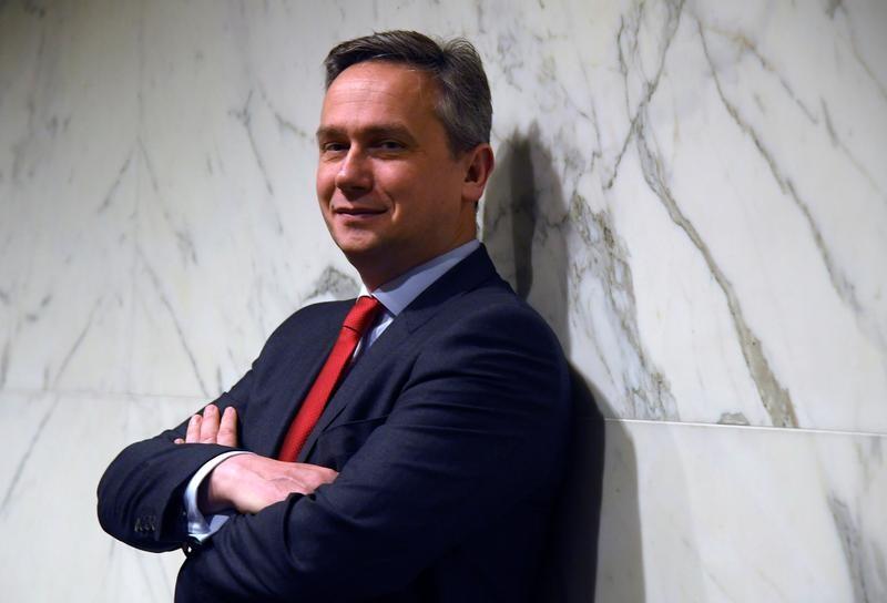 Jean-Sebastien Jacques, chief executive of Rio Tinto, poses for a portrait