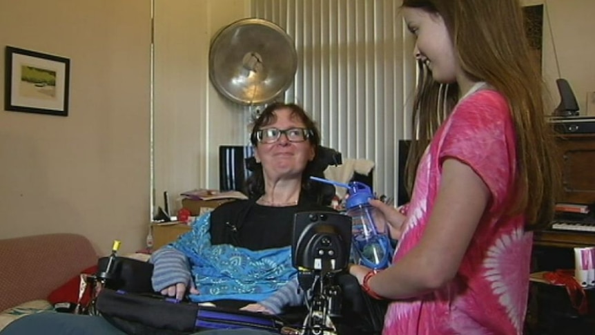 Kirsten Harley says she hopes the NDIS will help people to live well.