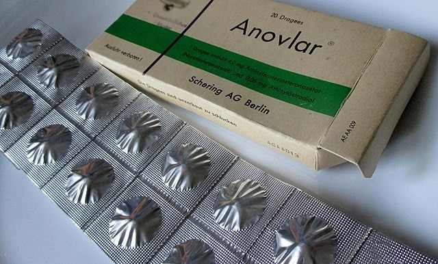 An old Anovlar pill box.